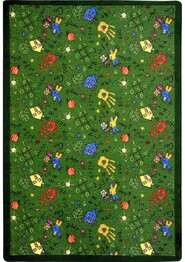 Joy Carpets Playful Patterns Scribbles Green